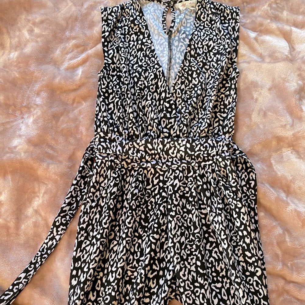 Mariyln monroe Leopard print jumpsuit